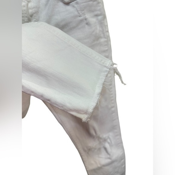 All Saints Jeans All Saints Mast Ankle Destroy White Jeans - Picture 7 of 8